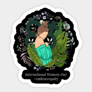 international womens day 2023 embrace equity Sticker